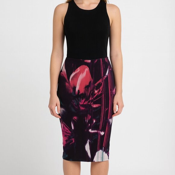 Bisou Bisou Michele Bohbot/Scuba Skirt - Picture 1 of 9